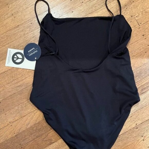 NEW! Madhappy x kasakai Bowie No Tie Full One Piece Black Bathing Swim Suit SM - Picture 4 of 6